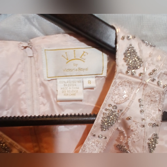 Women's Vie by Victoria Royal Two-Piece Formal Gown - Picture 3 of 6